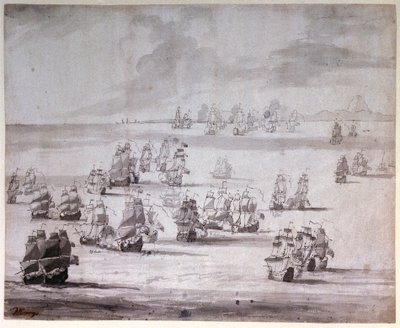 The Battle of Cape Passaro by Peter Monamy