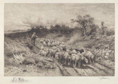 A New England Road by Peter Moran