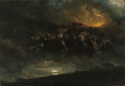 The Wild Hunt of Odin, 1872 by Peter Nicolai Arbo