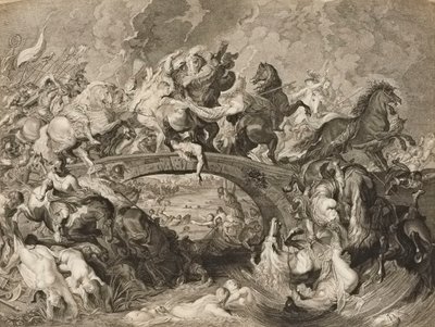 Battle of the Amazons by Peter Paul (after) Rubens