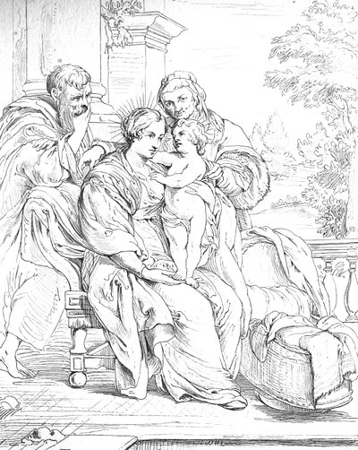 The Holy Family by Peter Paul (after) Rubens