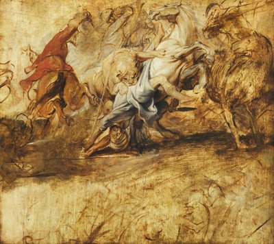 A Lion Hunt by Peter Paul Rubens