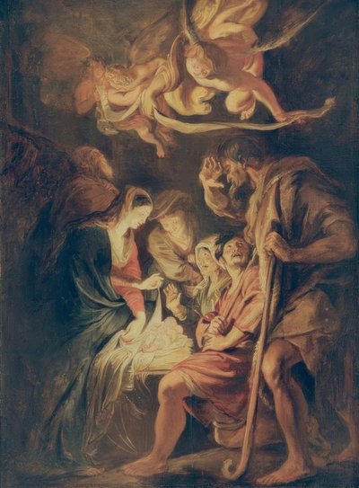 Adoration of the Shepherds by Peter Paul Rubens