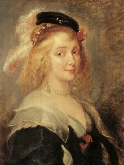Portrait of Helene Fourment by Peter Paul Rubens