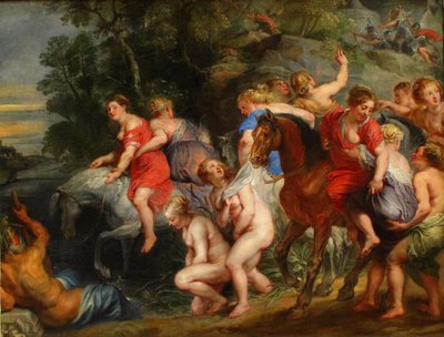 Cloelia Passing the Tiber by Peter Paul Rubens