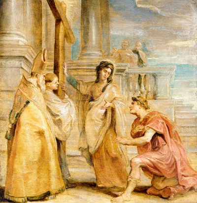 Constantine worshipping the True Cross by Peter Paul Rubens