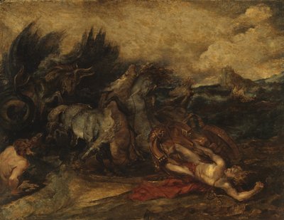 Death of Hippolytus by Peter Paul Rubens