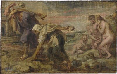 Deucalion and Pyrrha by Peter Paul Rubens