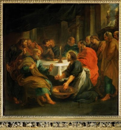 The Washing of the Feet by Peter Paul Rubens