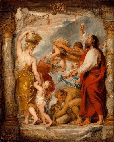 The Gathering of Manna by Peter Paul Rubens