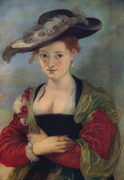 Le Chapeau De Paille by Peter Paul Rubens