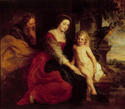 Madonna with the Parrot by Peter Paul Rubens