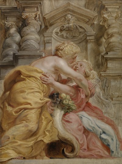 Peace Embracing Plenty by Peter Paul Rubens