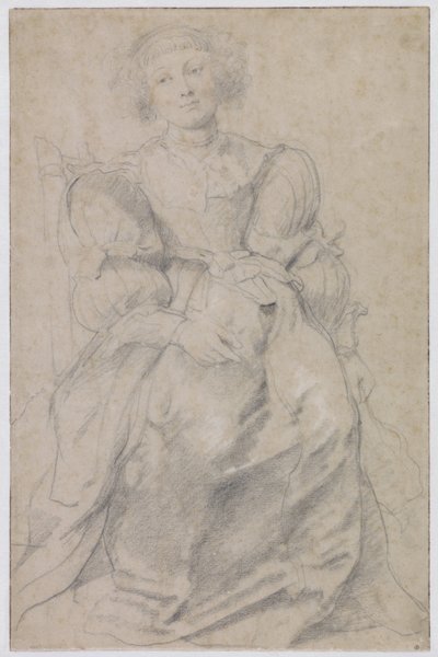 Portrait of Hélène Fourment by Peter Paul Rubens