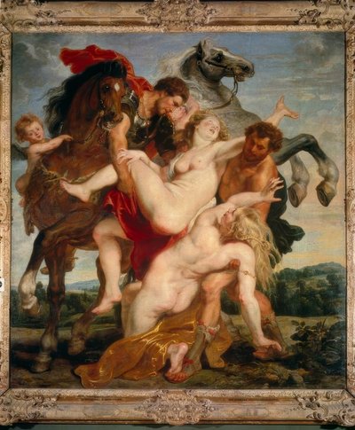 The Abduction of the Daughters of Leucippus by Peter Paul Rubens