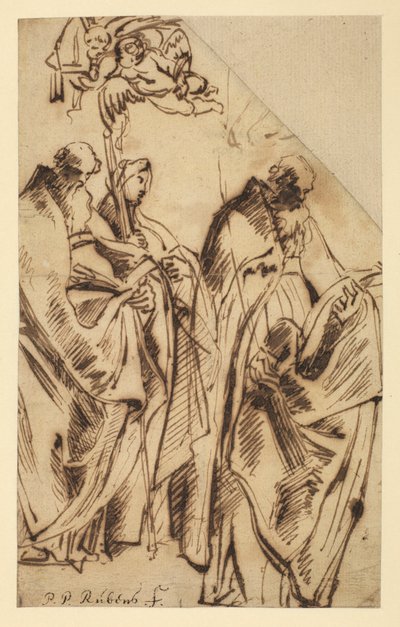 Saint Amandus and Saint Walpurga by Peter Paul Rubens