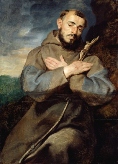 Saint Francis by Peter Paul Rubens