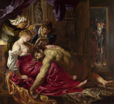 Samson and Delilah. Around 1609-10 by Peter Paul Rubens