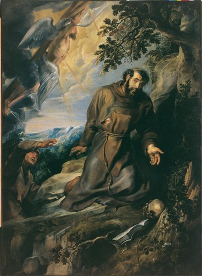 St. Francis Receiving the Stigmata by Peter Paul Rubens