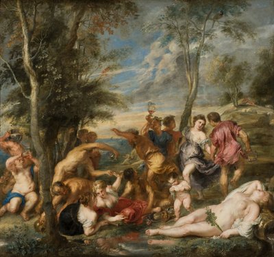 The Bacchanal of the Andrians by Peter Paul Rubens