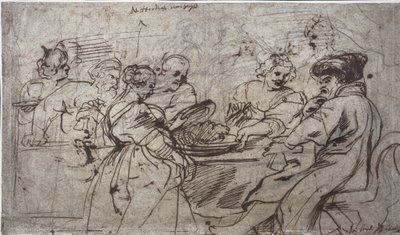 The Feast of Herod (recto) by Peter Paul Rubens