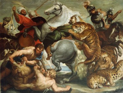 Tiger and Leopard Hunt by Peter Paul Rubens