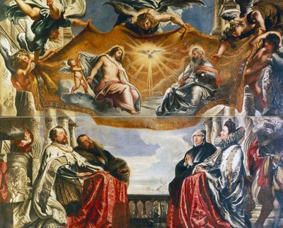 Trinity adored by Gonzaga family by Peter Paul Rubens