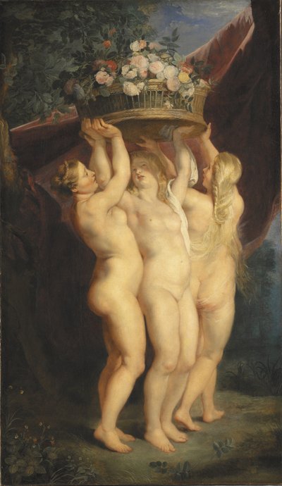 The Three Graces by Peter Paul studio of Rubens
