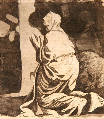 Elijah in the Wilderness by Peter Perez Burdett