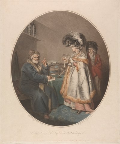 Credulous Lady and Astrologer by Peter Simon