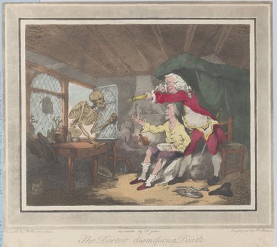 The Doctor Dismissing Death, 1785 by Peter Simon