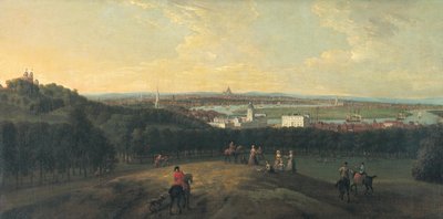 London from Greenwich Park by Peter Tillemans