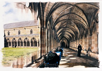 Battle Abbey, 13th century, c1990-2010 by Peter Urmston