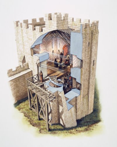 Peveril Castle by Peter Urmston
