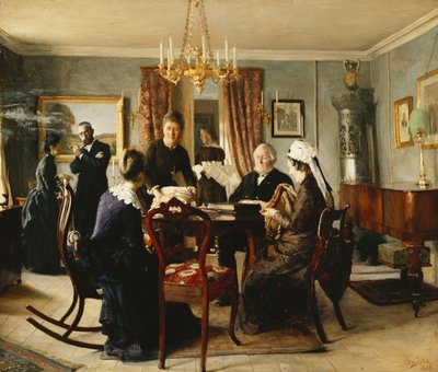 Afternoon Tea by Peter Vilhelm Ilsted