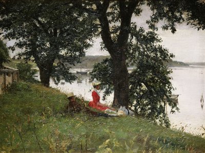 On the Bank by Peter Vilhelm Ilsted