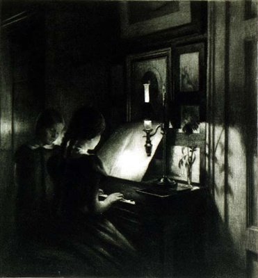 The Girls at the Piano by Peter Vilhelm Ilsted