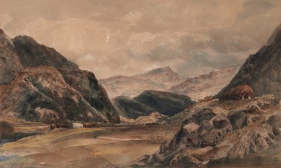 Beddgelert, North Wales by Peter de Wint