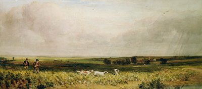 Partridge Shooting by Peter de Wint