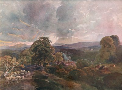 Sackbridge Hall, Near Lowther by Peter de Wint