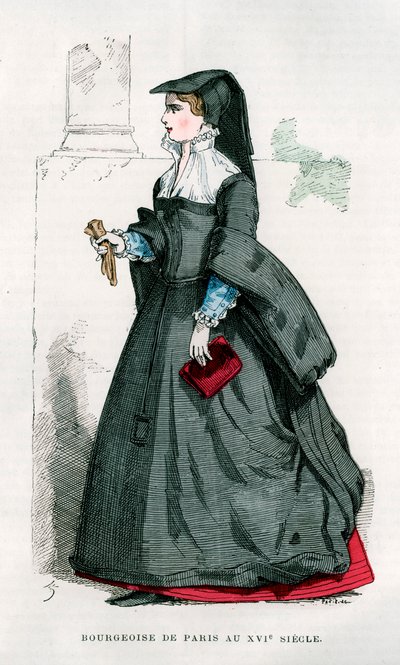 Bourgeoise of Paris, 16th century by Petit