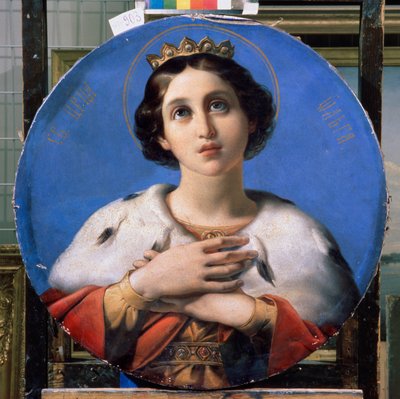 Saint Olga, Princess of Kiev by Petr Mikhailovich Shamshin