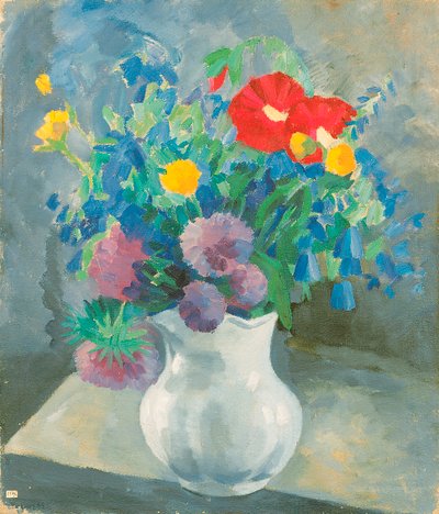 Flowers, 1925 by Petr Savvic Utkin