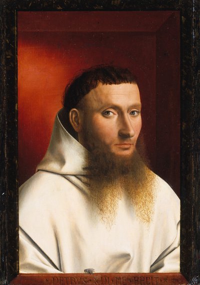 Portrait of a Carthusian by Petrus Christus