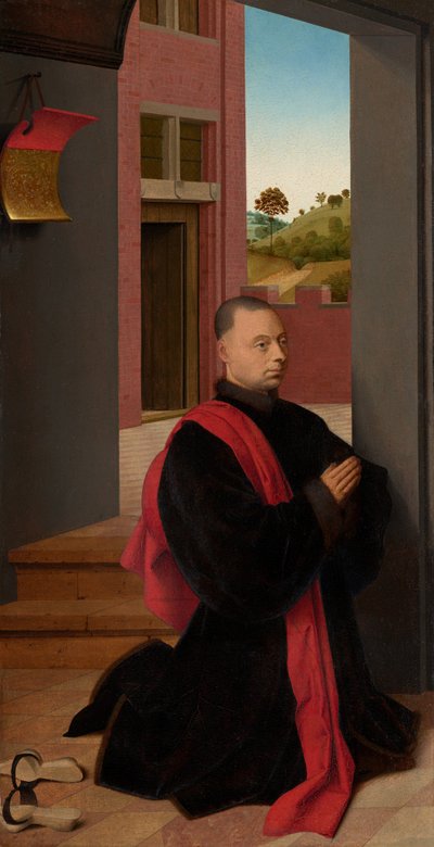 Portrait of a Male Donor by Petrus Christus