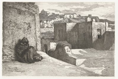 View of Tangier by Petrus Johannes Arendzen (attributed to)