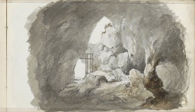 Cave by Petrus Johannes Schotel