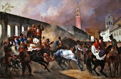 A Wedding Procession in Seville by Pharamond Blanchard