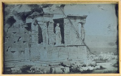 Erechtheion, Acropolis, Athens, 1842 by Philibert Joseph Girault de Prangey