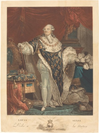 Louis XVI by Philibert Louis Debucourt